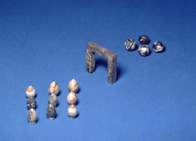Gioco dei birilli per bambini da Naqada I Period Egyptian